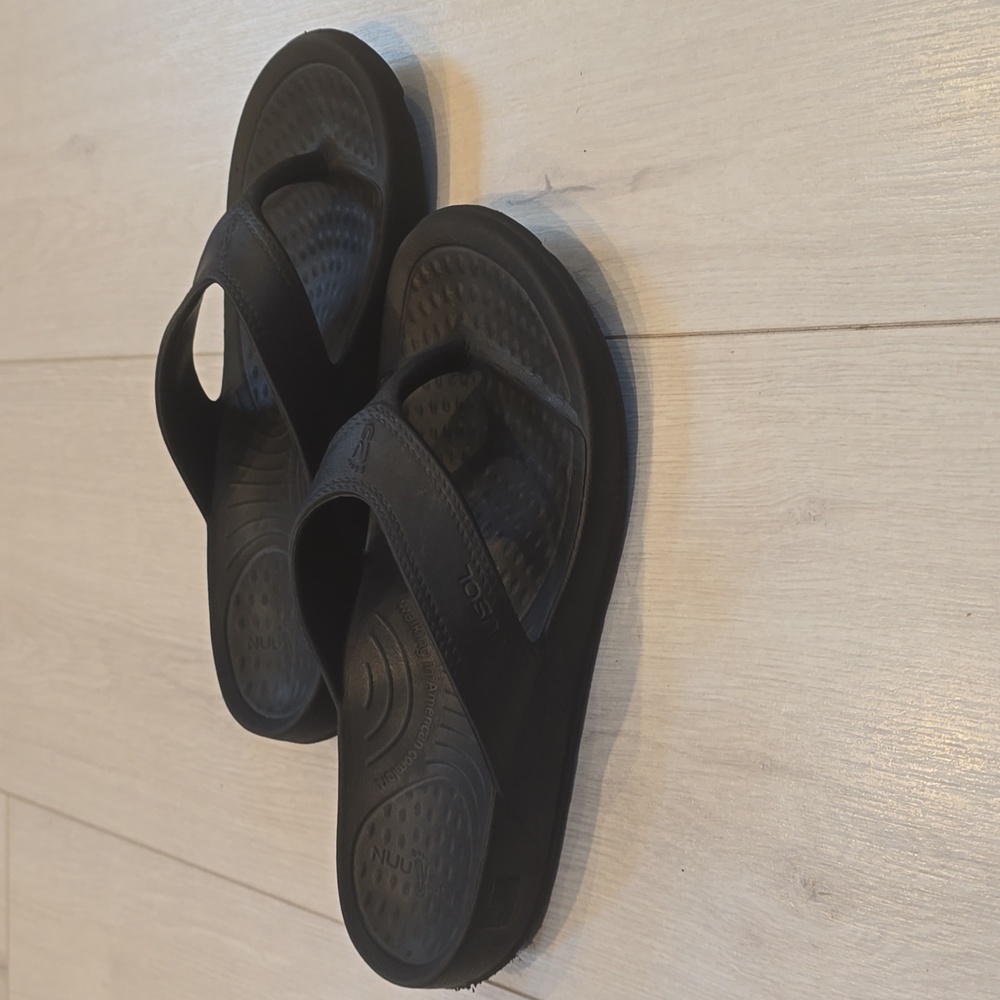 Black Slide Sandals Nuusol - Picture 2 of 4